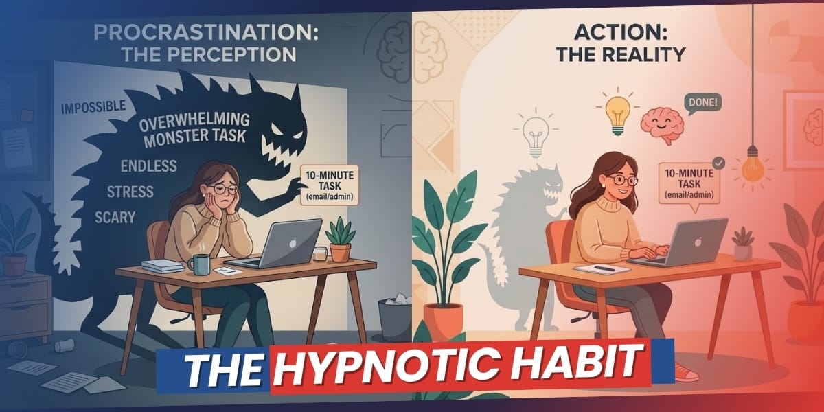 The Hypnotic Habit Behind Procrastination - Mike Mandel Hypnosis